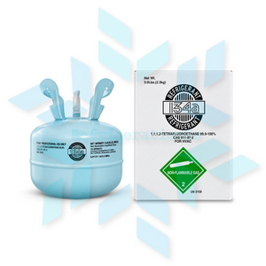 R134A 5 lb refrigerant cylinder with packaging box