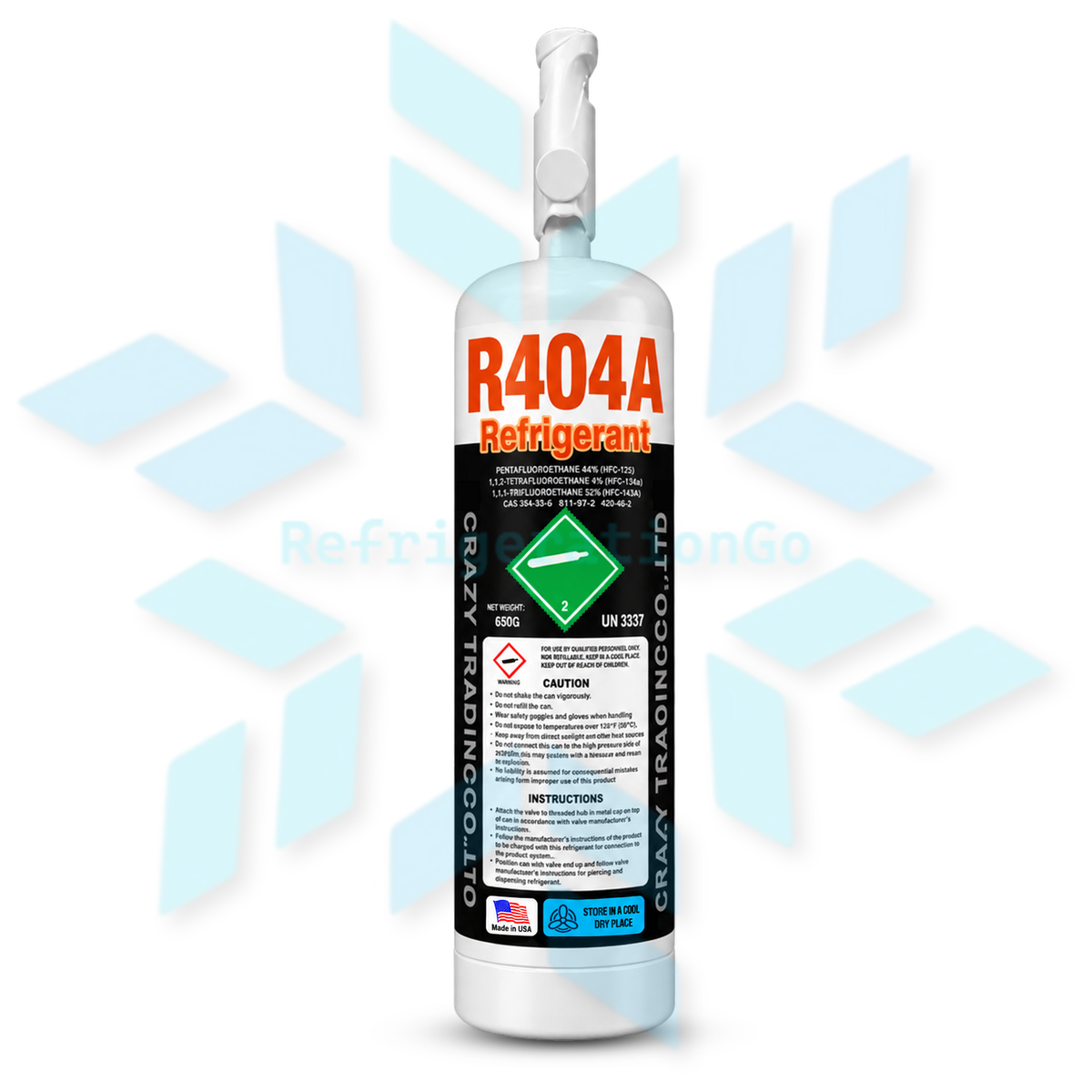 1.5LB R404A R-404A Freon Refrigerant Gas