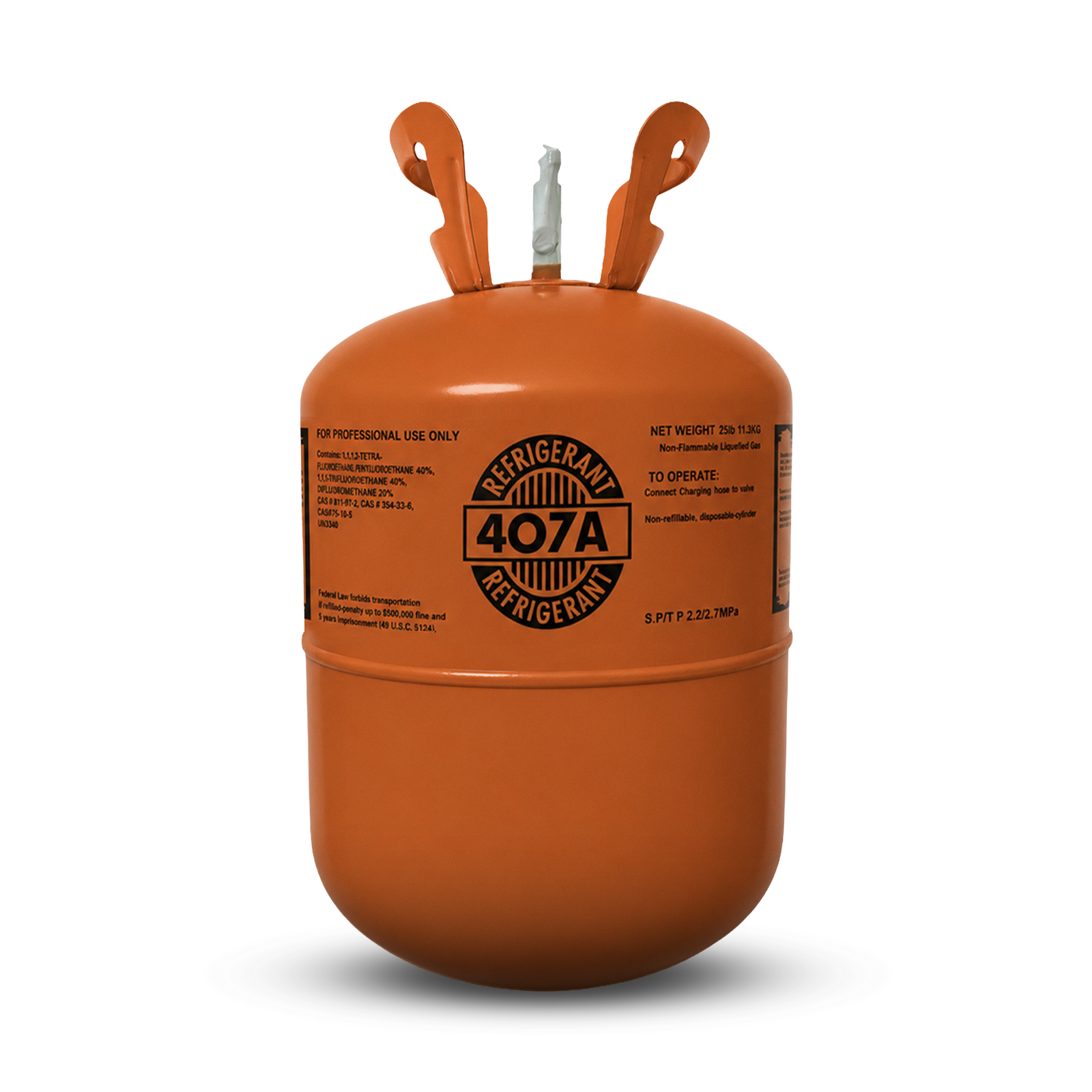 25LB R407A R-407A Freon Refrigerant Gas