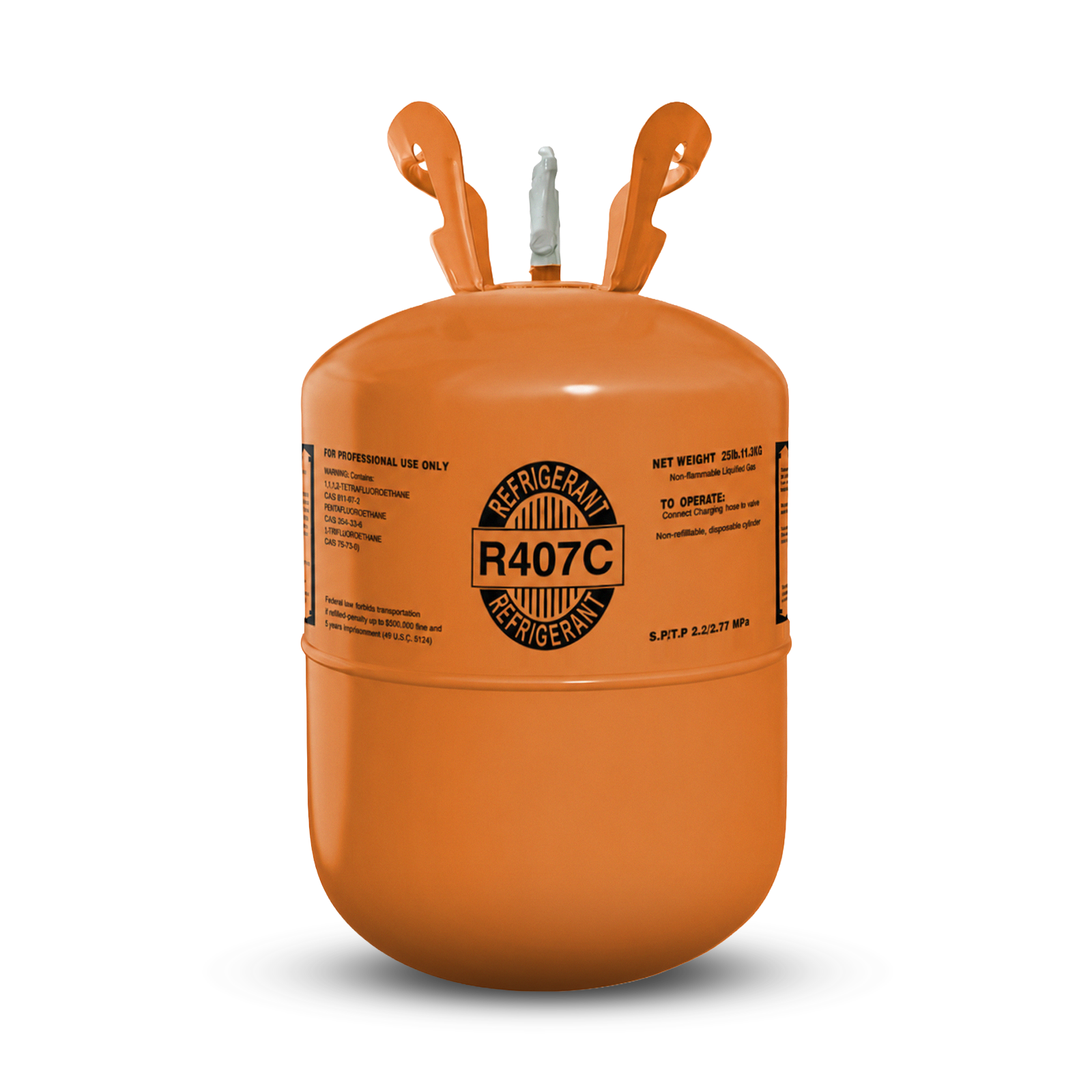 25LB R407C R-407C Freon Refrigerant Gas
