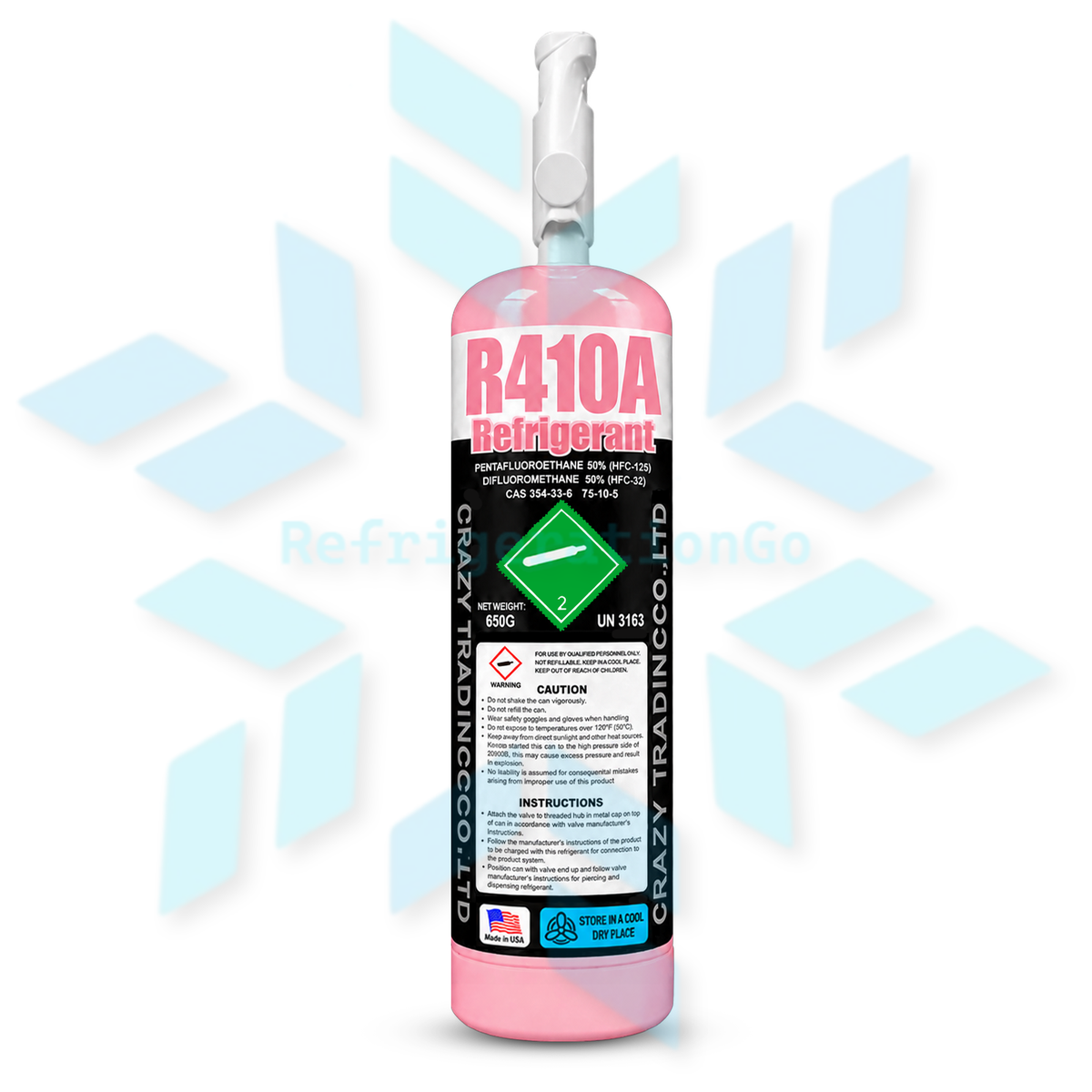 1.5LB R410A R-410A Freon Refrigerant Gas