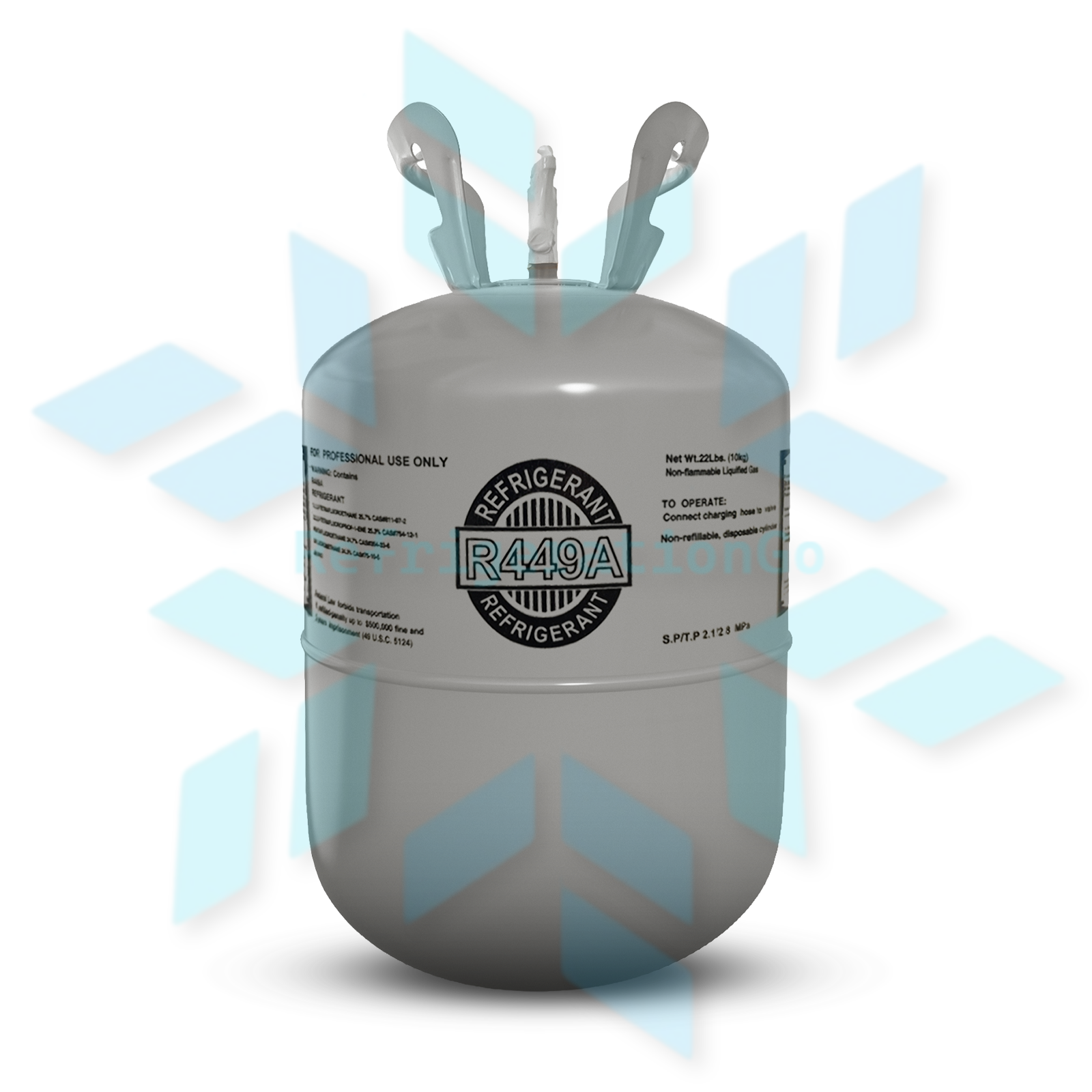 25LB R449A R-449A Freon Refrigerant Gas