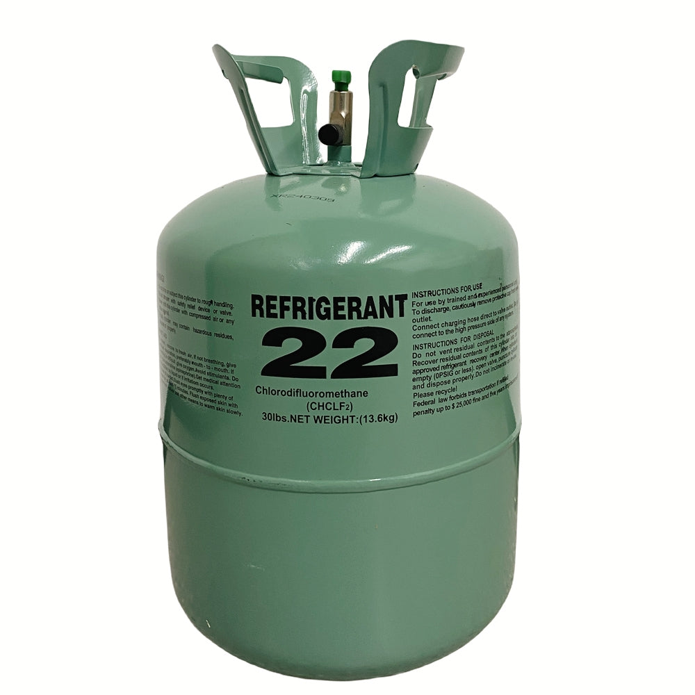 30LB R22 R-22 Freon Refrigerant Gas – RefrigerationGo
