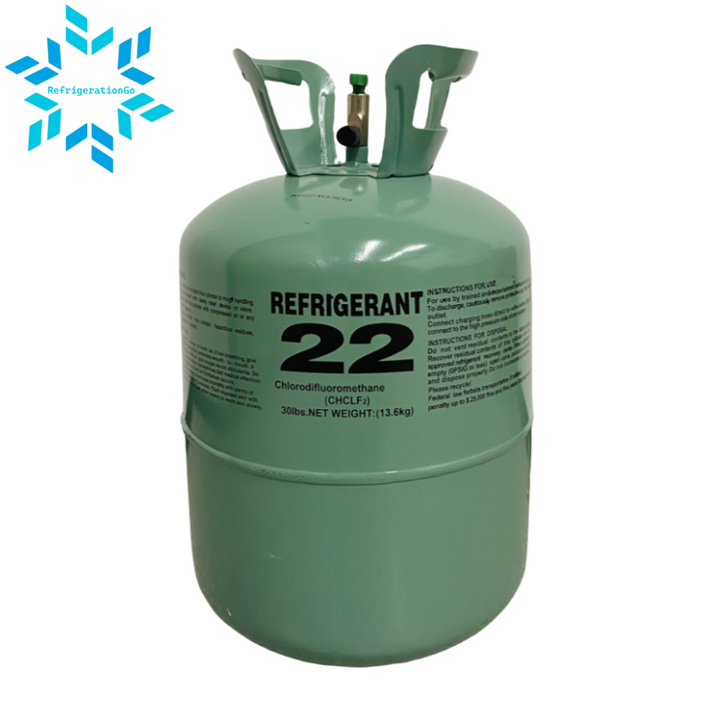 Refigrant R22 30LB R22 R-22 Freon Refrigerant Gas – RefrigerationGo