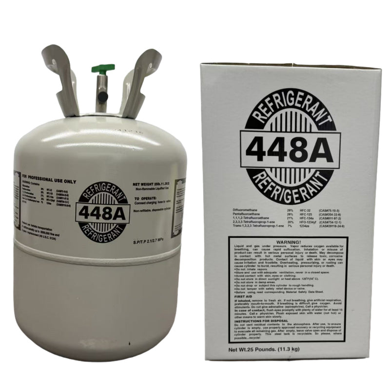 25LB R448A R-448A Freon Refrigerant Gas – RefrigerationGo