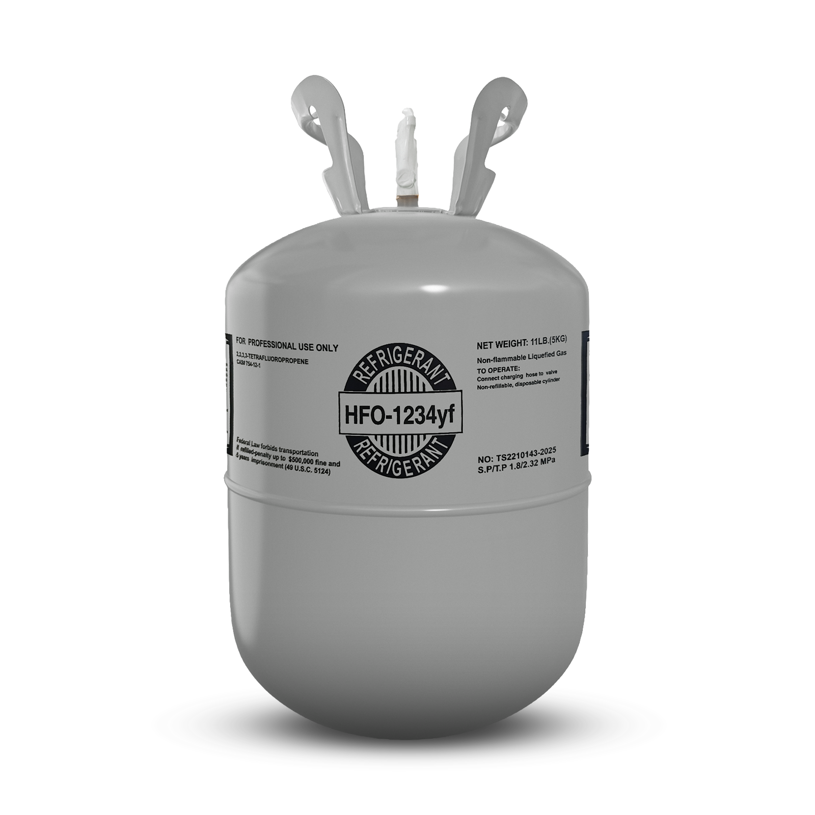 11LB R1234yf R-1234yf Freon Refrigerant Gas