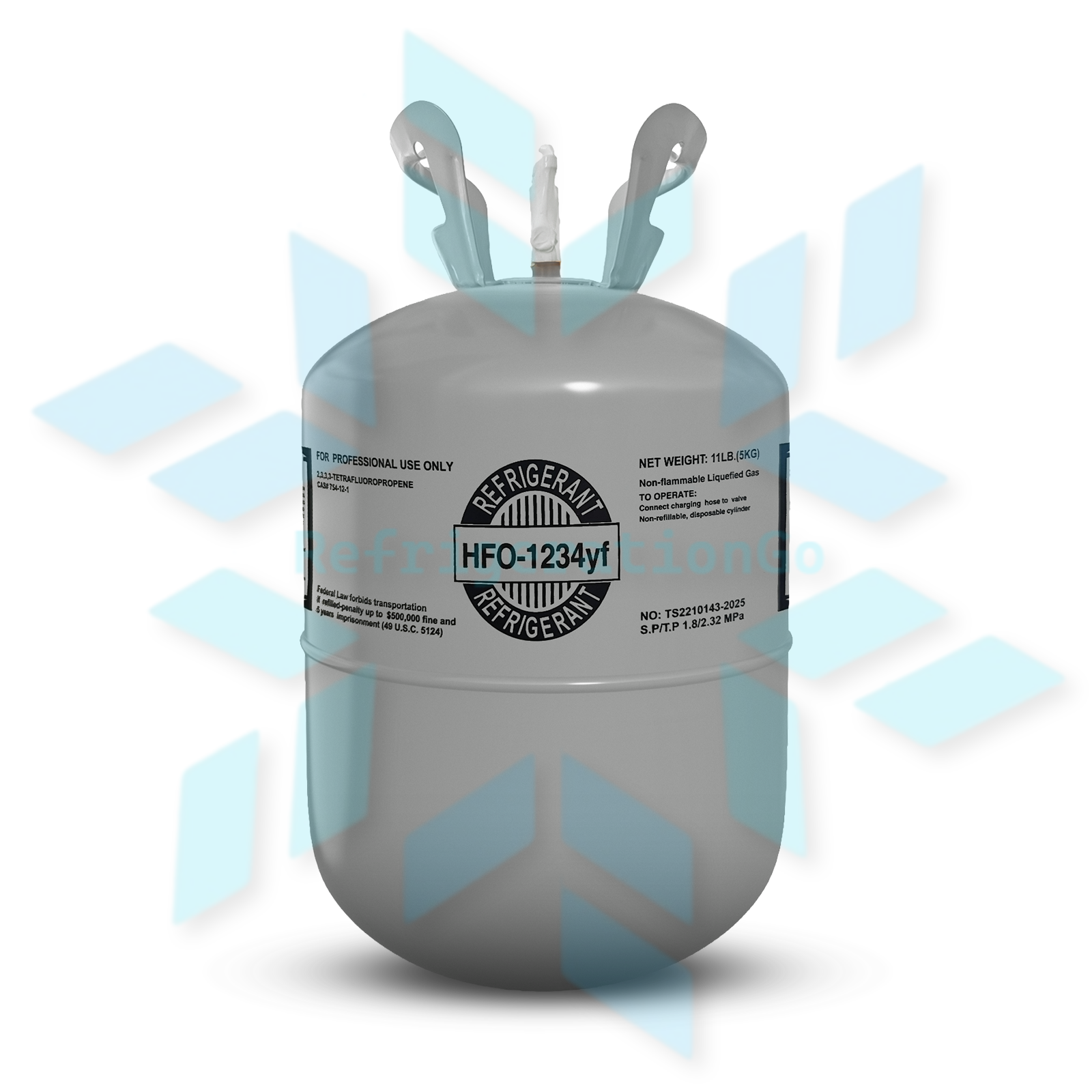 11LB R1234yf R-1234yf Freon Refrigerant Gas