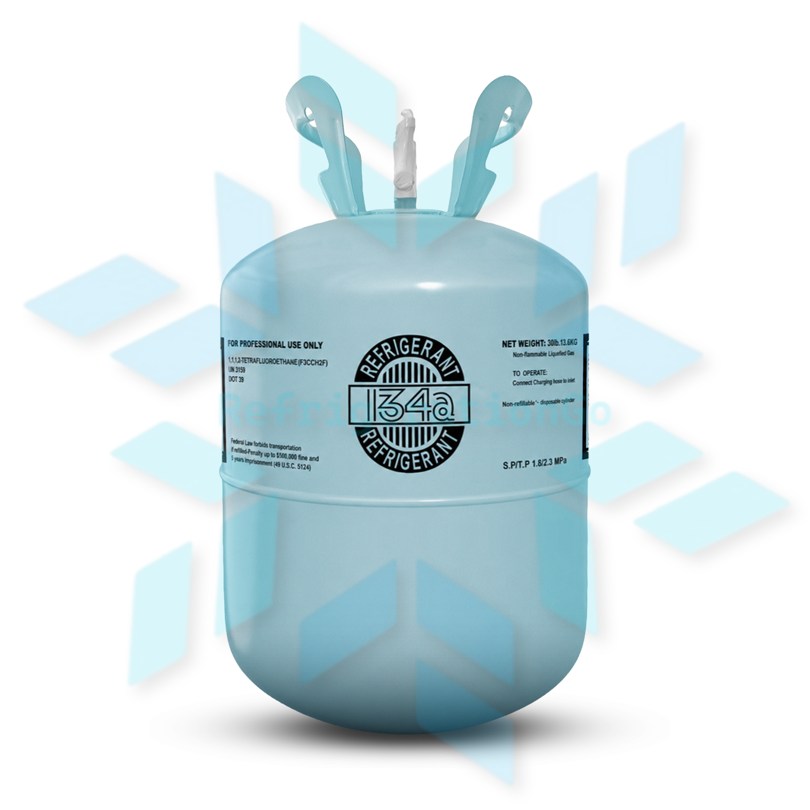 30LB R134A R-134A Freon Refrigerant Gas
