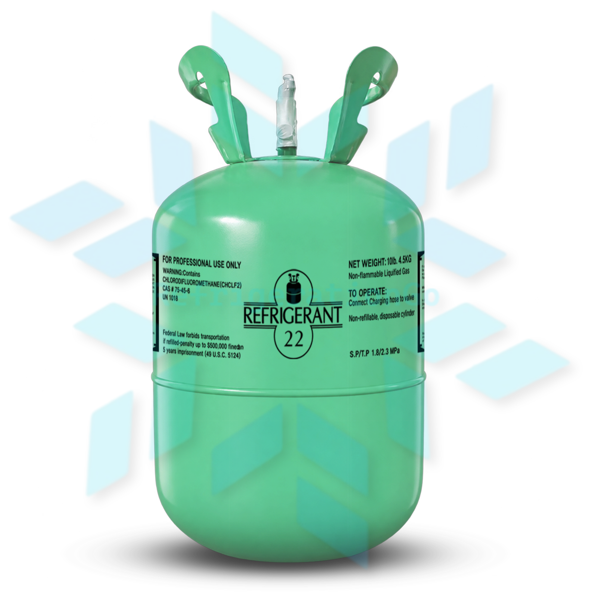 10LB R22 R-22 Freon Refrigerant Gas
