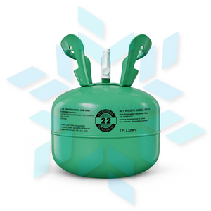 R22 refrigerant in a 5 lb cylinder