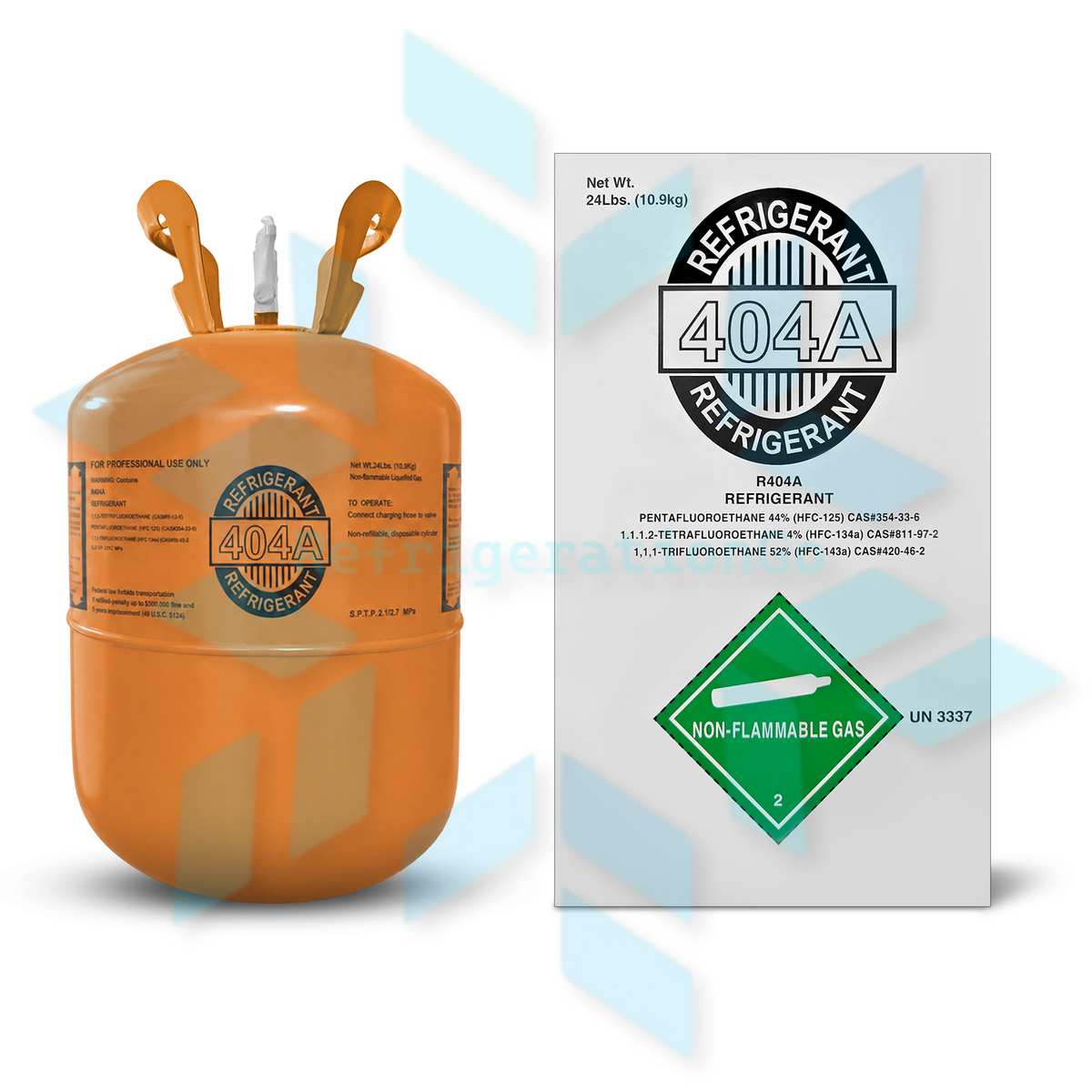 24LB R404A R-404A Freon Refrigerant Gas – RefrigerationGo