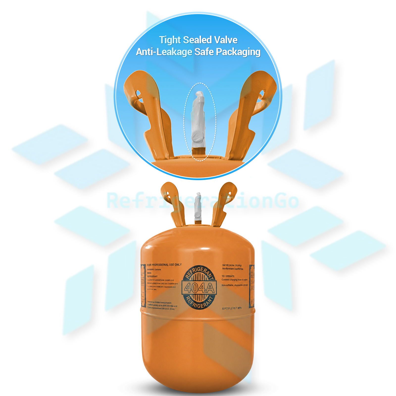 24LB R404A R-404A Freon Refrigerant Gas