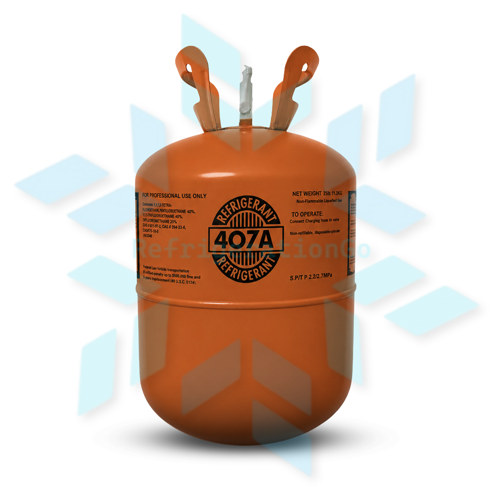 25LB R407A R-407A Freon Refrigerant Gas