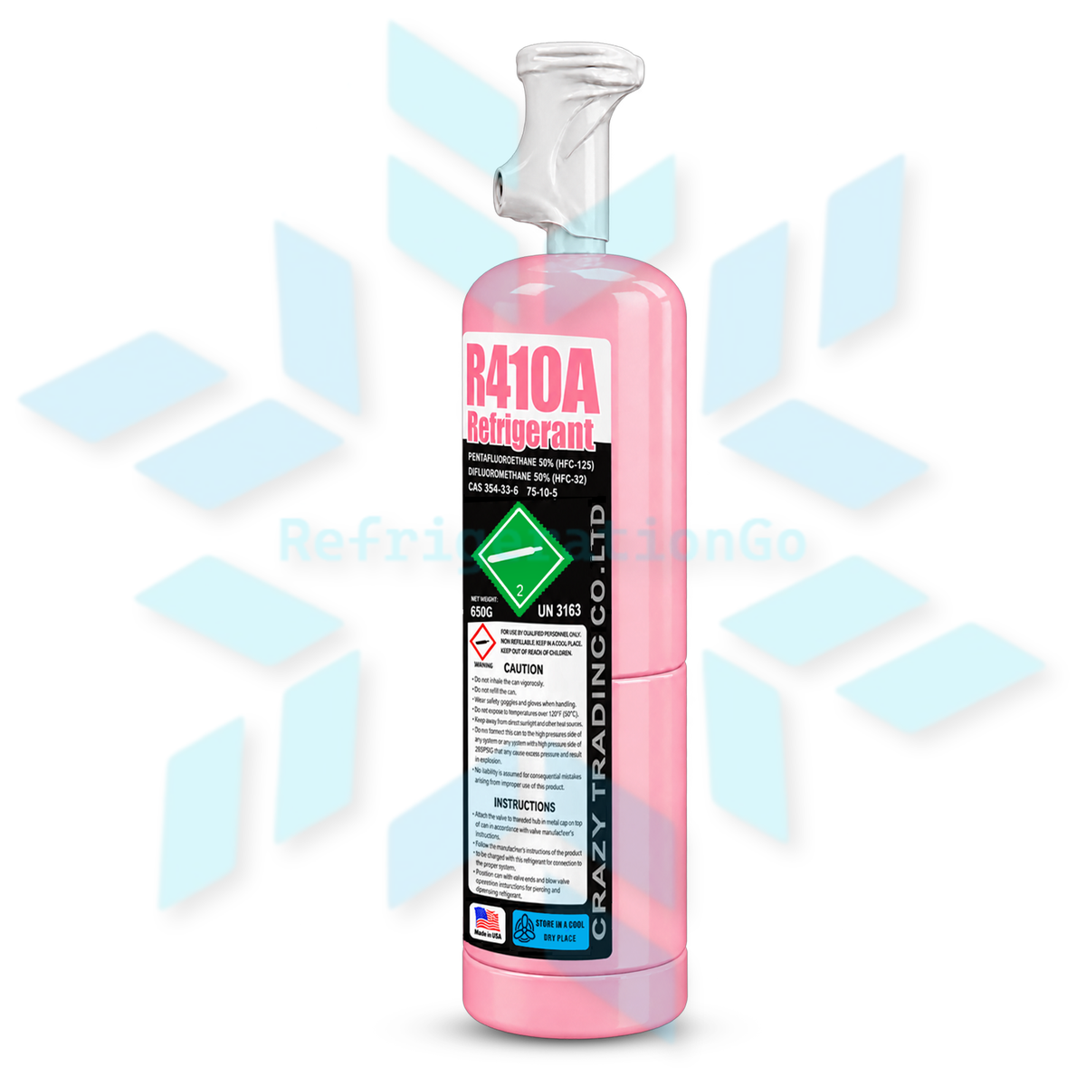 1.5LB R410A R-410A Freon Refrigerant Gas