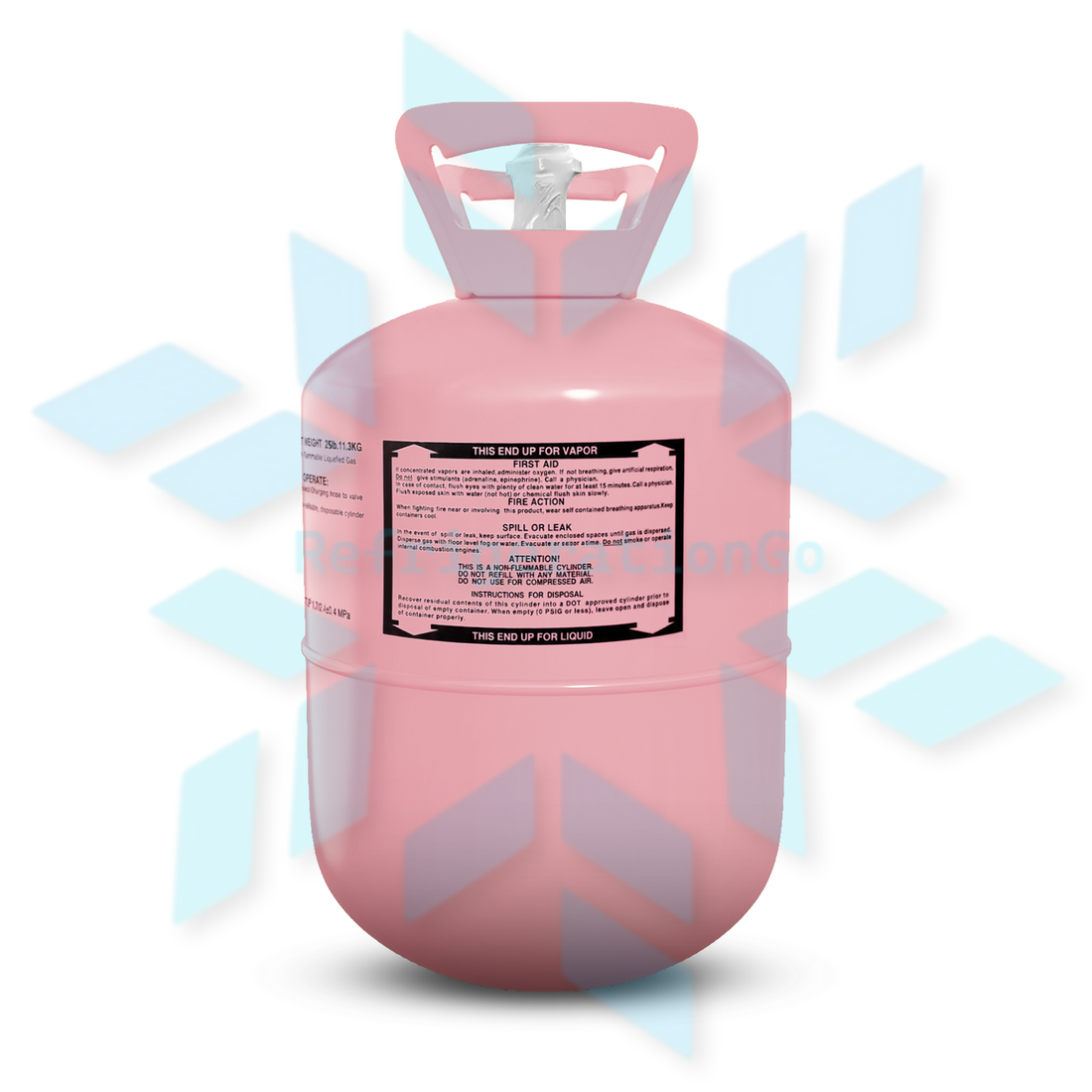 25LB R410A R-410A Freon Refrigerant Gas – RefrigerationGo