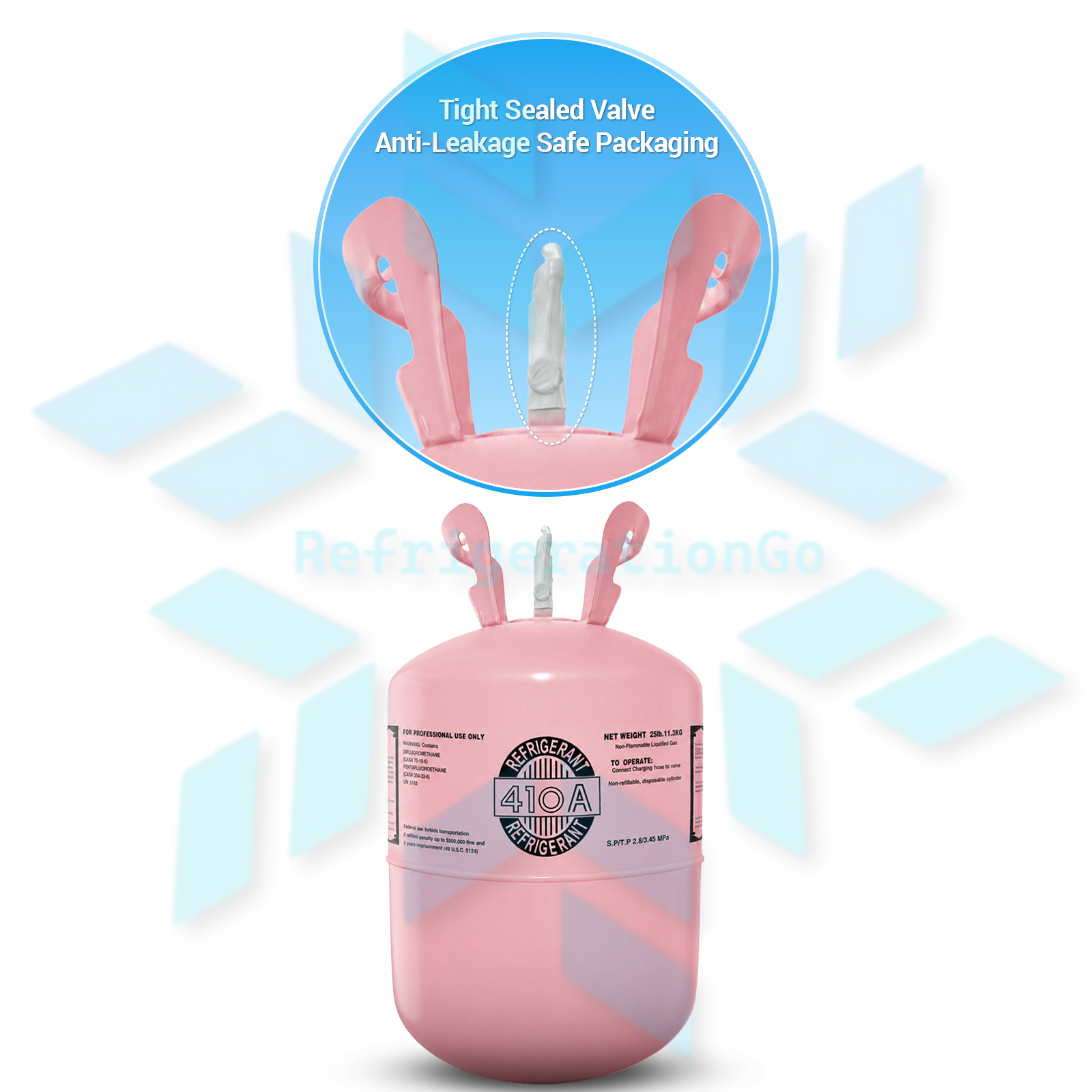 25LB R410A R-410A Freon Refrigerant Gas