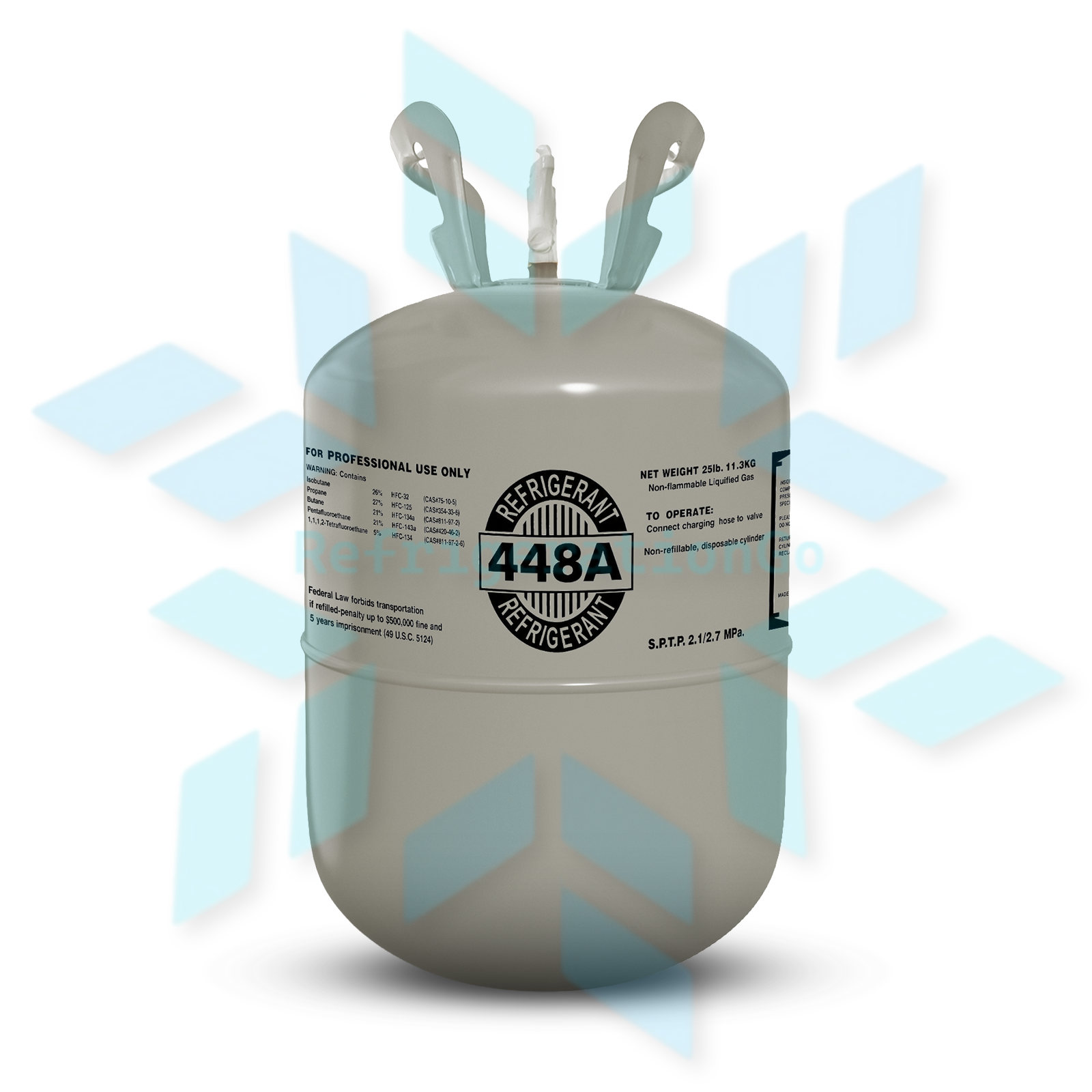 25LB R448A R-448A Freon Refrigerant Gas